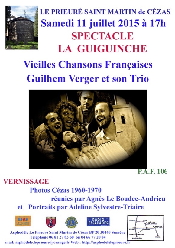 Affiche La Guiguinche 11 07 2015