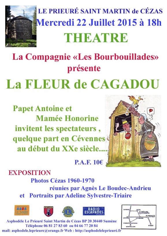 Théâtre Fleur de Cagadou 22 07 2015