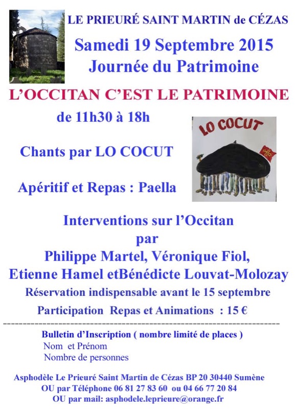 Affiche Occitan patrimoine